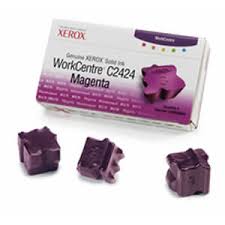 Genuine Fuji Xerox WorkCentre C2424 Magenta 3PK Solid Ink Stick