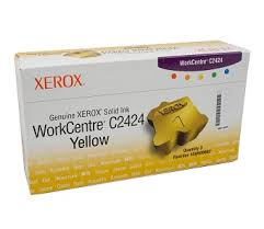 Genuine Fuji Xerox WorkCentre C2424 Yellow 3PK Solid Ink Stick