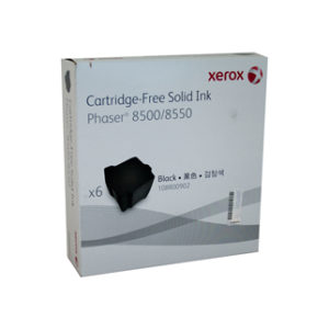 Genuine Fuji Xerox Phaser 8500 8550 Black 6PK Soild Ink Stick