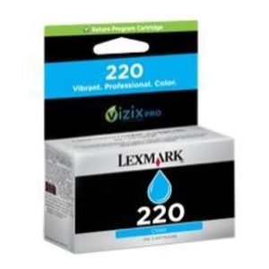 Genuine Lexmark 220 Cyan Ink Cartridge Return Program