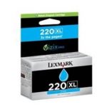 Genuine Lexmark 220XL Cyan Ink Cartridge High Yield
