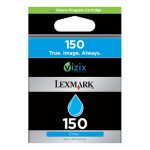 Genuine Lexmark #150 Cyan Ink Cartridge   14N1608AAN