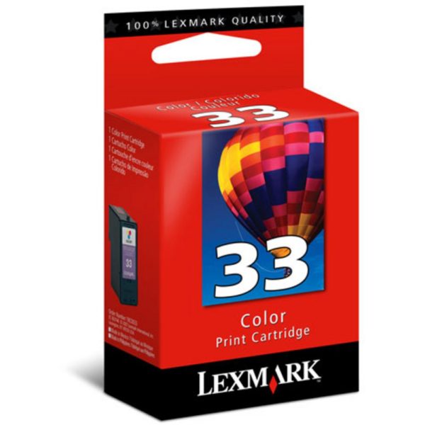 Genuine Lexmark No. 33 Colour Ink Cartridge 18C0033
