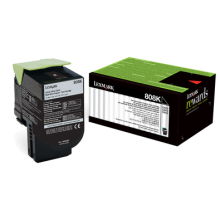 Genuine Lexmark CX310 CX410 CX510 808K Black Toner Cartridge