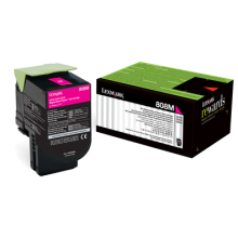 Genuine Lexmark CX310 CX410 CX510 808M Magenta Toner Cartridge