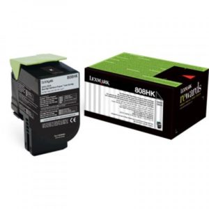 Genuine Lexmark CX410 CX510 808HK Black Toner Cartridge HY