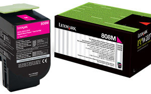 Genuine Lexmark CX410 CX510 808HM Magenta Toner Cartridge HY