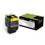 Genuine Lexmark CX410 CX510 808HY Yellow Toner Cartridge HY