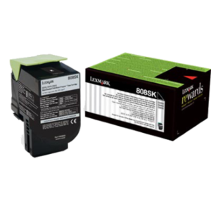 Genuine Lexmark CX310 CX410 CX510 808SK Black Toner Cartridge