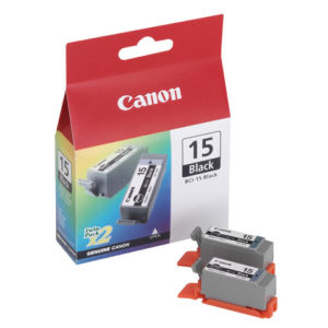 Genuine Canon BCI-15BK Black Ink Cartridge