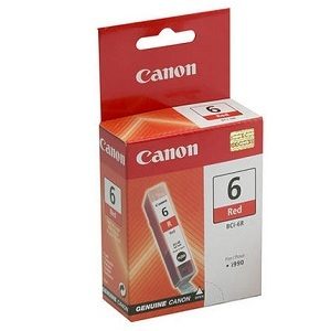 Genuine Canon BCI-6R Red Ink Cartridge