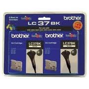 Genuine Brother LC-37 Black Ink Cartridge Twin Pack LC-37BK2PK