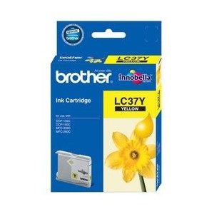 Genuine Brother LC-37 Yellow Ink Cartridge LC-37Y
