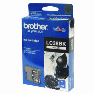 Genuine Brother LC-38 Black Ink Cartridge LC-38BK