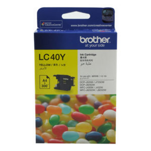 Genuine Brother LC-40 Yellow Ink Cartridge LC-40Y