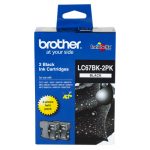 Genuine Brother LC-67 Black Ink Cartridge Twin Pack LC-67BK2PK