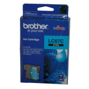 Genuine Brother LC-67 Cyan Ink Cartridge LC-67C