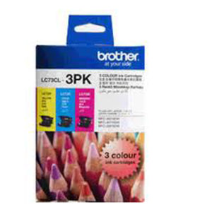 Genuine Brother LC-73 C/M/Y Ink Cartridge Colour Pack LC-73CL3PK