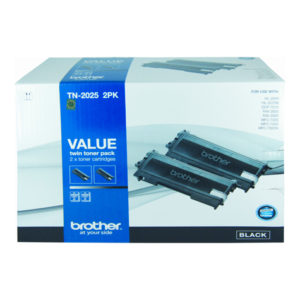 Genuine Brother TN-2025 Toner Cartridge Twin Pack TN-20252PK