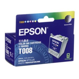 Genuine Epson T008 Colour Ink Cartridge