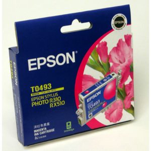 Genuine Epson T0493 Magenta Ink Cartridge