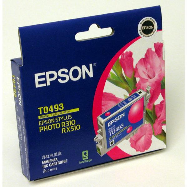 Genuine Epson T0493 Magenta Ink Cartridge