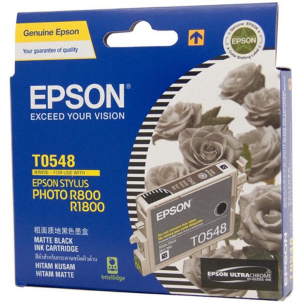 Genuine Epson T0548 Matte Black Ink Cartridge