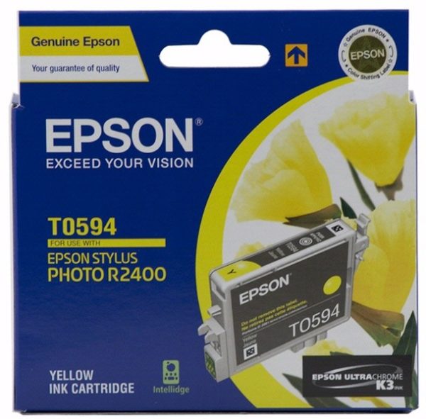 Genuine Epson T0594 Yellow Ink Cartridge