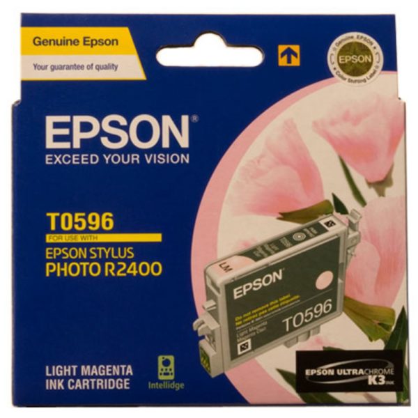 Genuine Epson T0596 Light Magenta Ink Cartridge