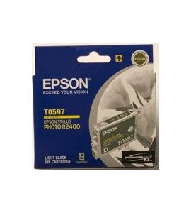 Genuine Epson T0597 Light Black Ink Cartridge