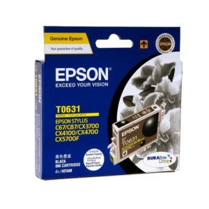 Genuine Epson T0631 Black Ink Cartridge