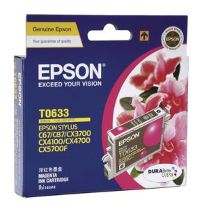 Genuine Epson T0633 Magenta Ink Cartridge