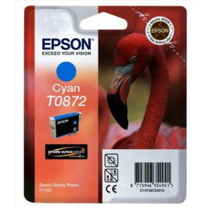 Genuine Epson T0872 Cyan Ink Cartridge