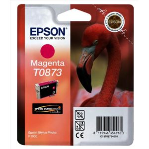 Genuine Epson T0873 Magenta Ink Cartridge