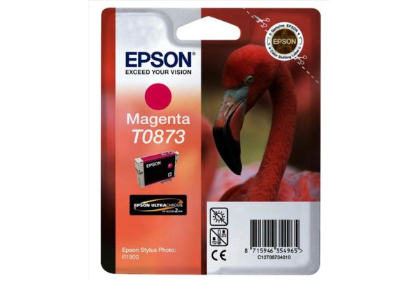 Genuine Epson T0873 Magenta Ink Cartridge