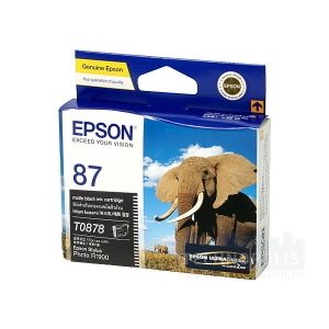 Genuine Epson T0878 Matte Black Ink Cartridge