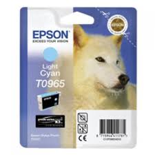 Genuine Epson T0965 Light Cyan Ink Cartridge