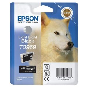 Genuine Epson T0969 Light Light Black Ink Cartridge