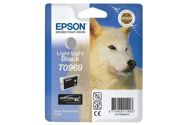 Genuine Epson T0969 Light Light Black Ink Cartridge