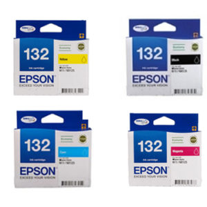 4 Pack Genuine Epson 132 T1321 T1322 T1323 T1324 Ink Cartridge