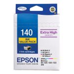 Genuine Epson 140 Ink Cartridge Value Pack Extra High Yield