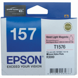 Genuine Epson T1576 157 Light Magenta Ink Cartridge