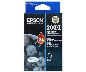 Genuine Epson 200XL Black Ink Cartridge High Yield