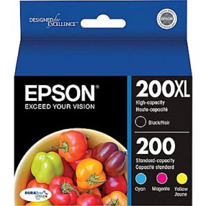Genuine Epson 200XL Ink Cartridge Value Pack High Yield