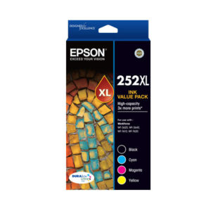 Genuine Epson 252XL Ink Cartridge Value Pack High Yield
