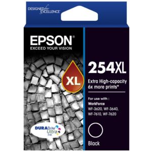 Genuine Epson 254XL Black Ink Cartridge Extra High Yield
