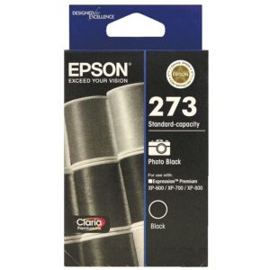 Genuine Epson 273 Photo Black Ink Cartridge Standard Yield