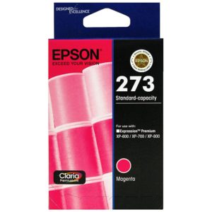 Genuine Epson 273 Magenta Ink Cartridge Standard Yield