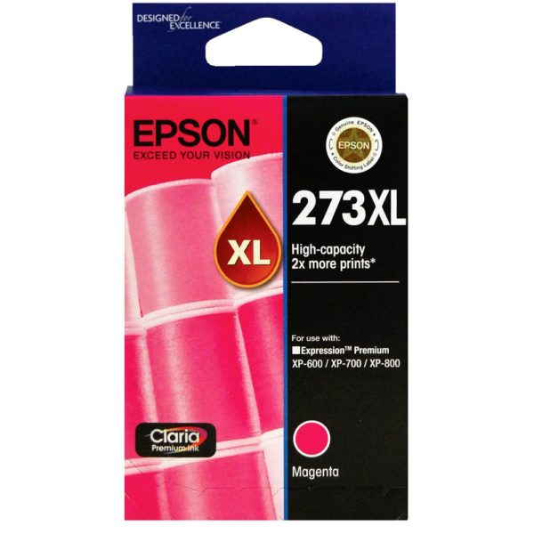 Genuine Epson 273XL Magenta Ink Cartridge High Yield