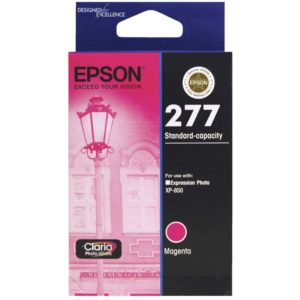 Genuine Epson 277 Magenta Ink Cartridge Standard Yield